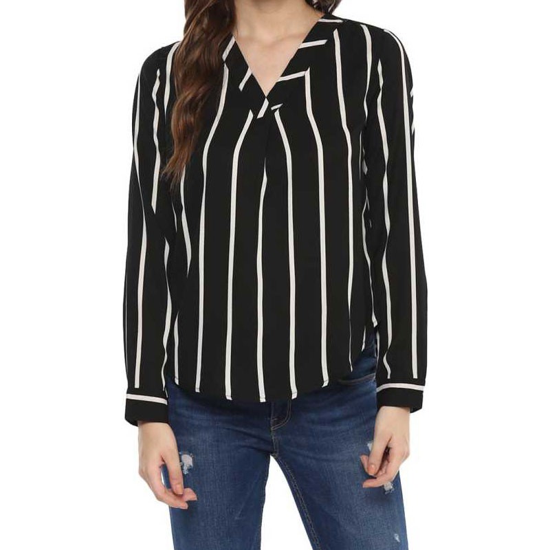 Formal Striped Women Top Formal Striped Women Top