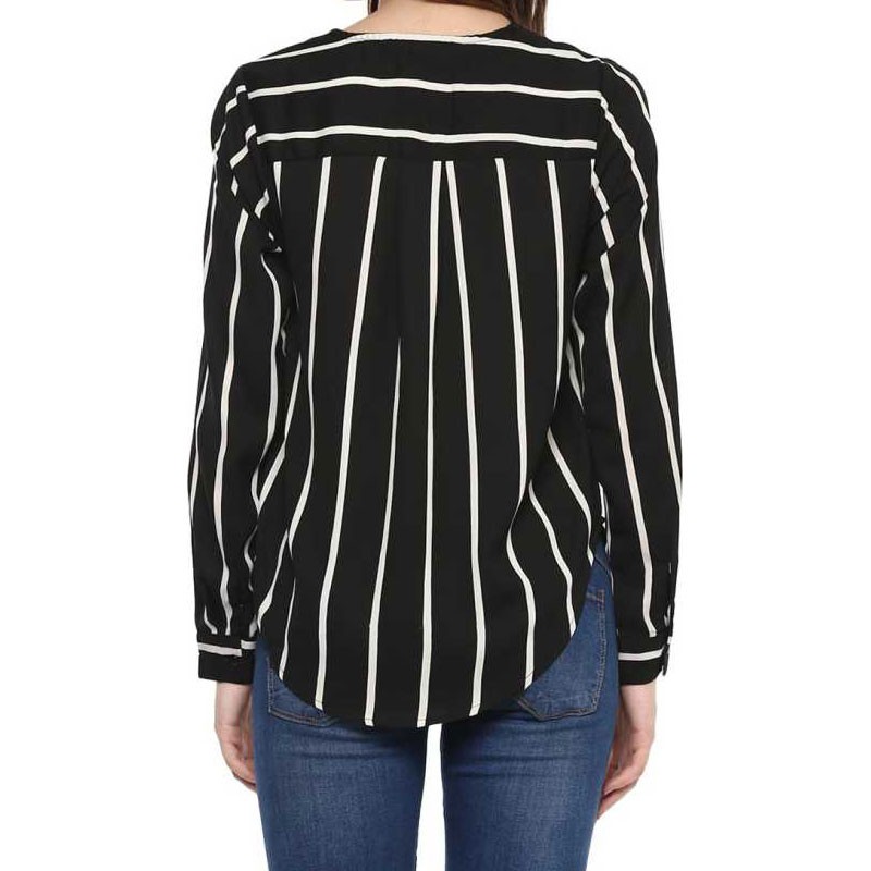 Formal Striped Women Top Formal Striped Women Top