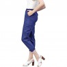 Women Cotton Blend Trousers Women Cotton Blend Trousers