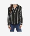 Formal Striped Women Top