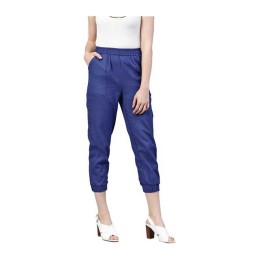 Women Cotton Blend Trousers